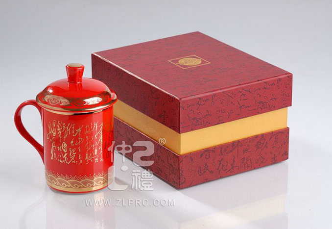 中國(guó)紅詩(shī)詞單杯