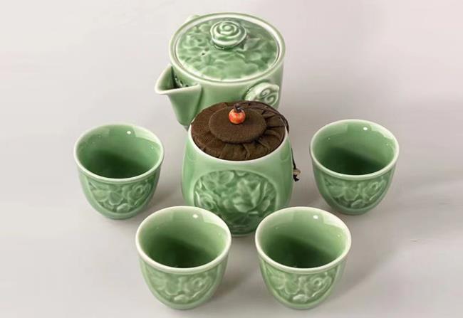如意牡丹7頭旅行茶具