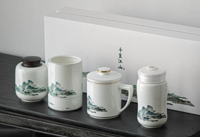 《千里江山》辦公四件套