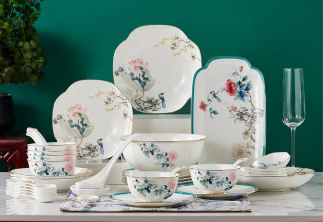 十二花神如意花蕾38頭餐具（6人份）