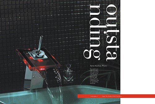 潔具畫冊產(chǎn)品風格頁設計